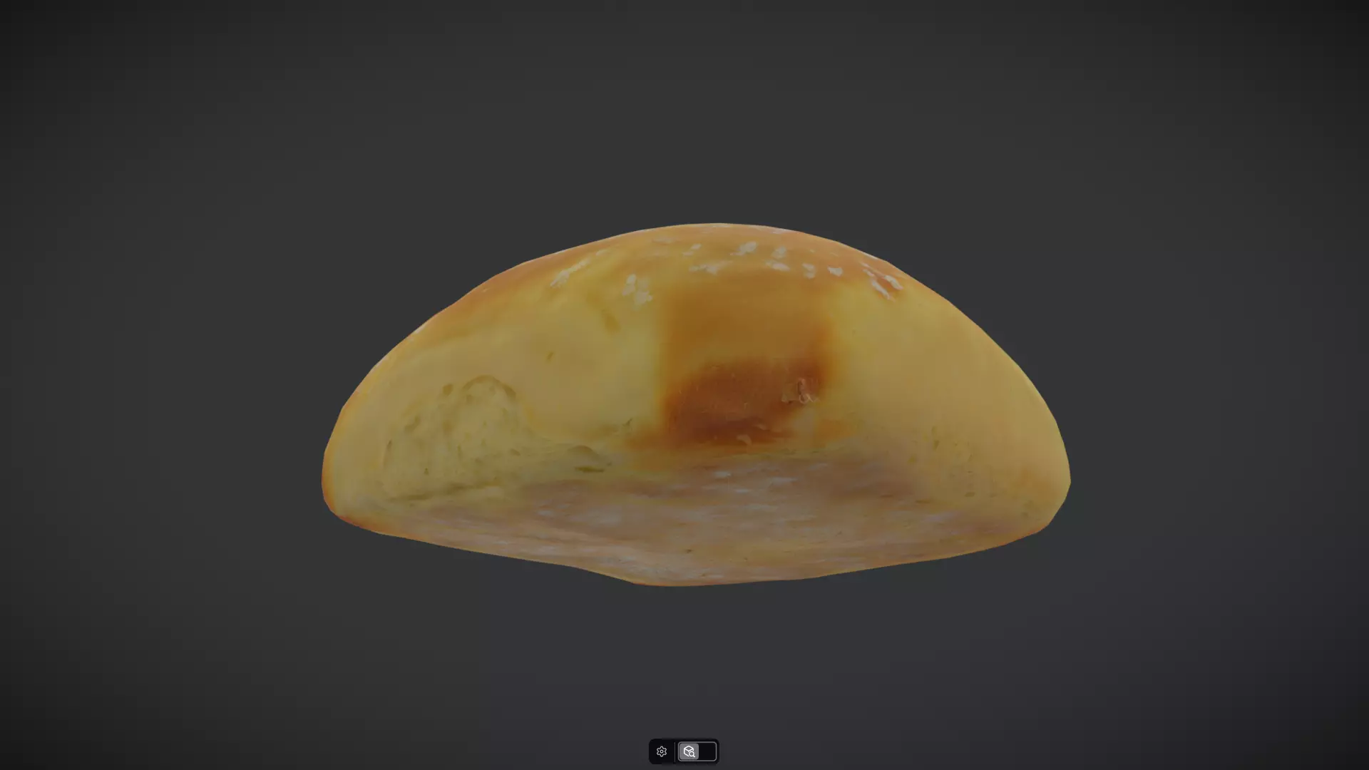 Ciabatta Low-poly 3D model_3