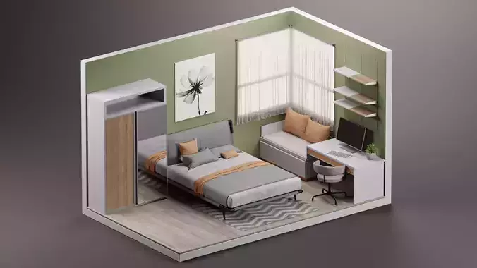 Bedroom interior