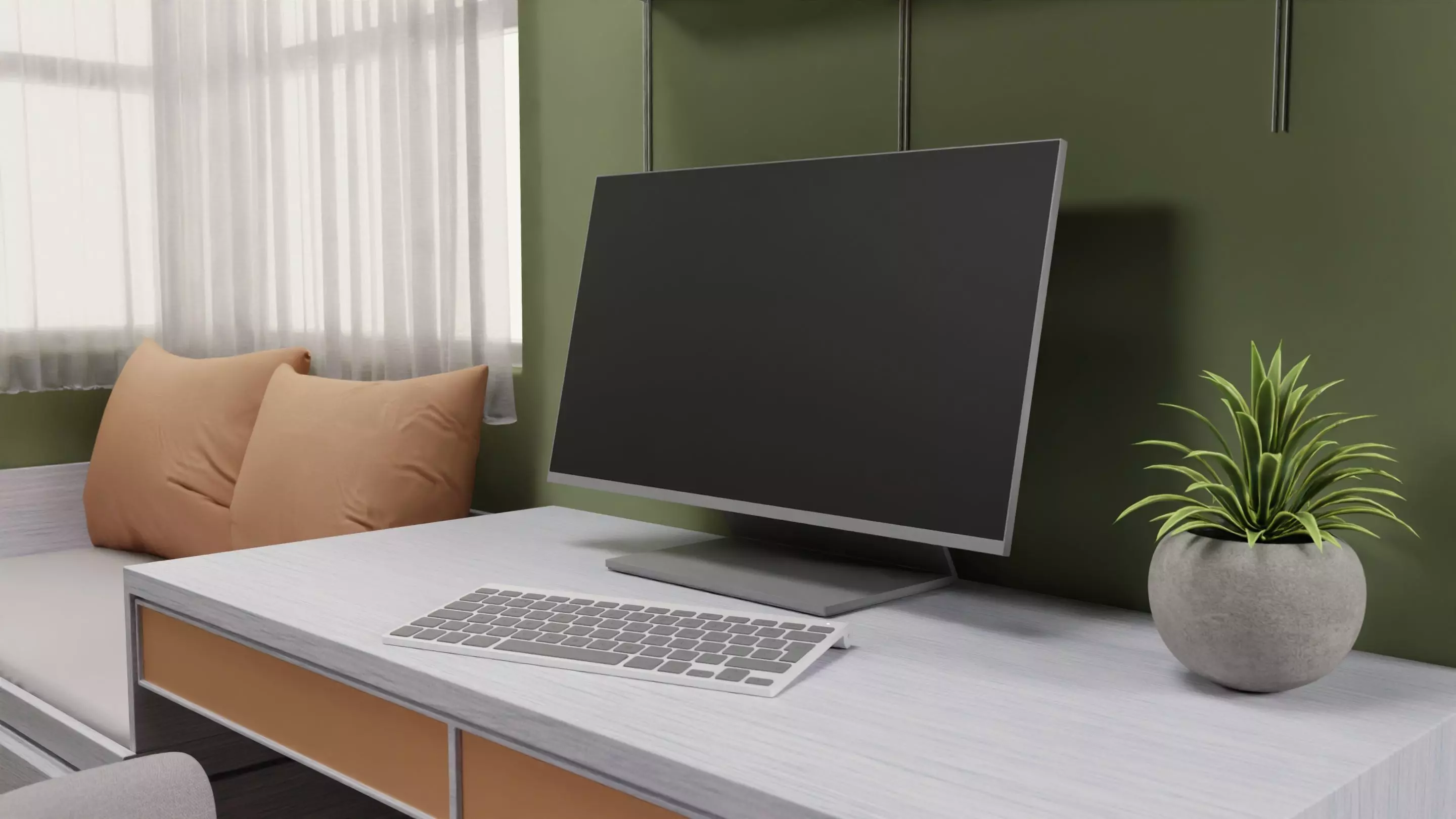 Bedroom interior 3D model_1