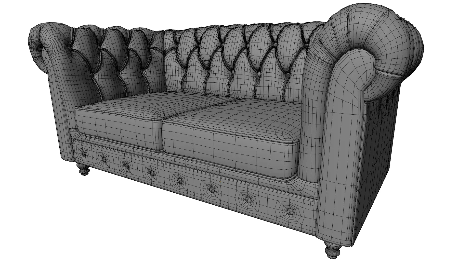 Chesterfield Sofa 3D model_11
