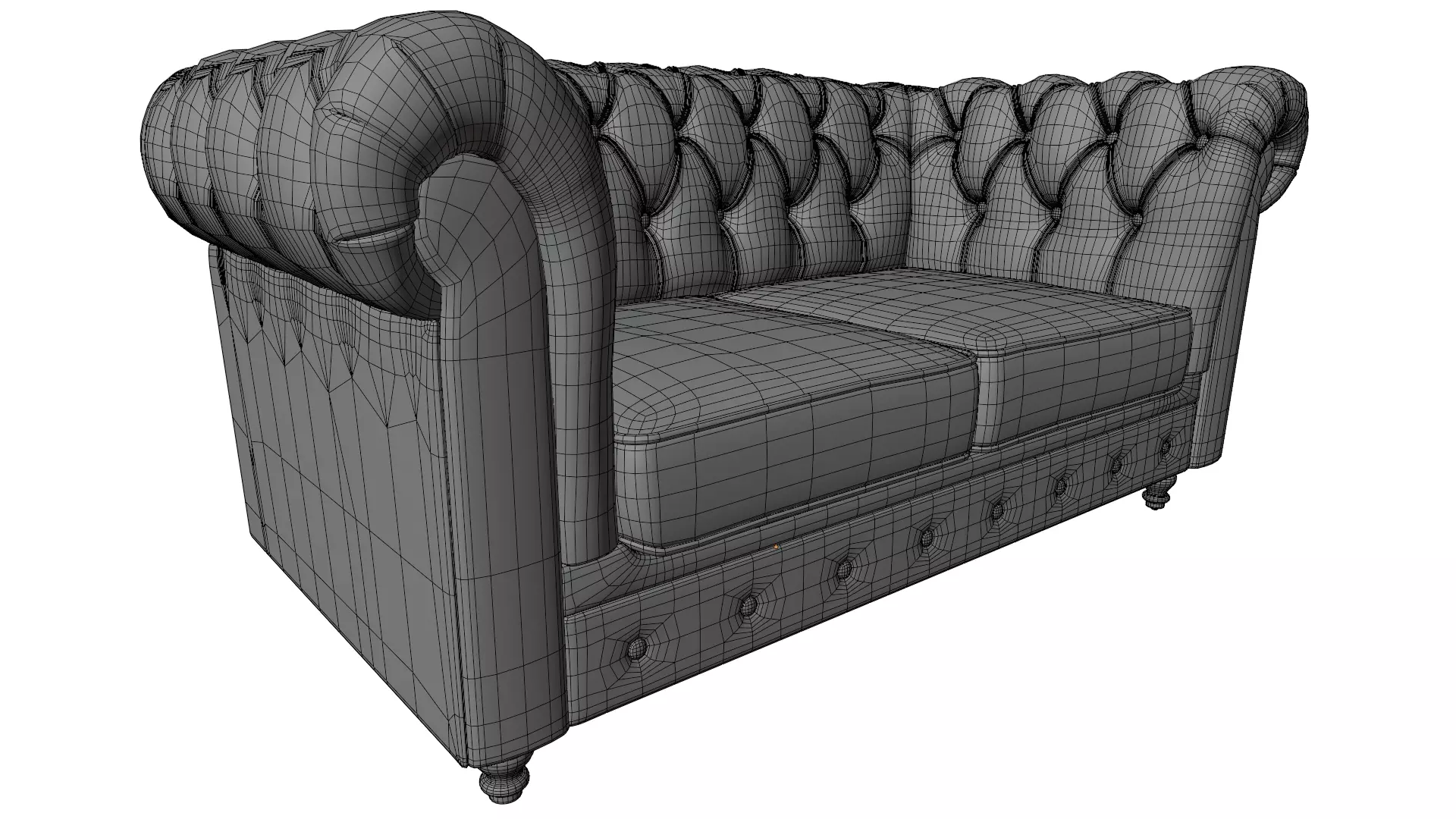 Chesterfield Sofa 3D model_9