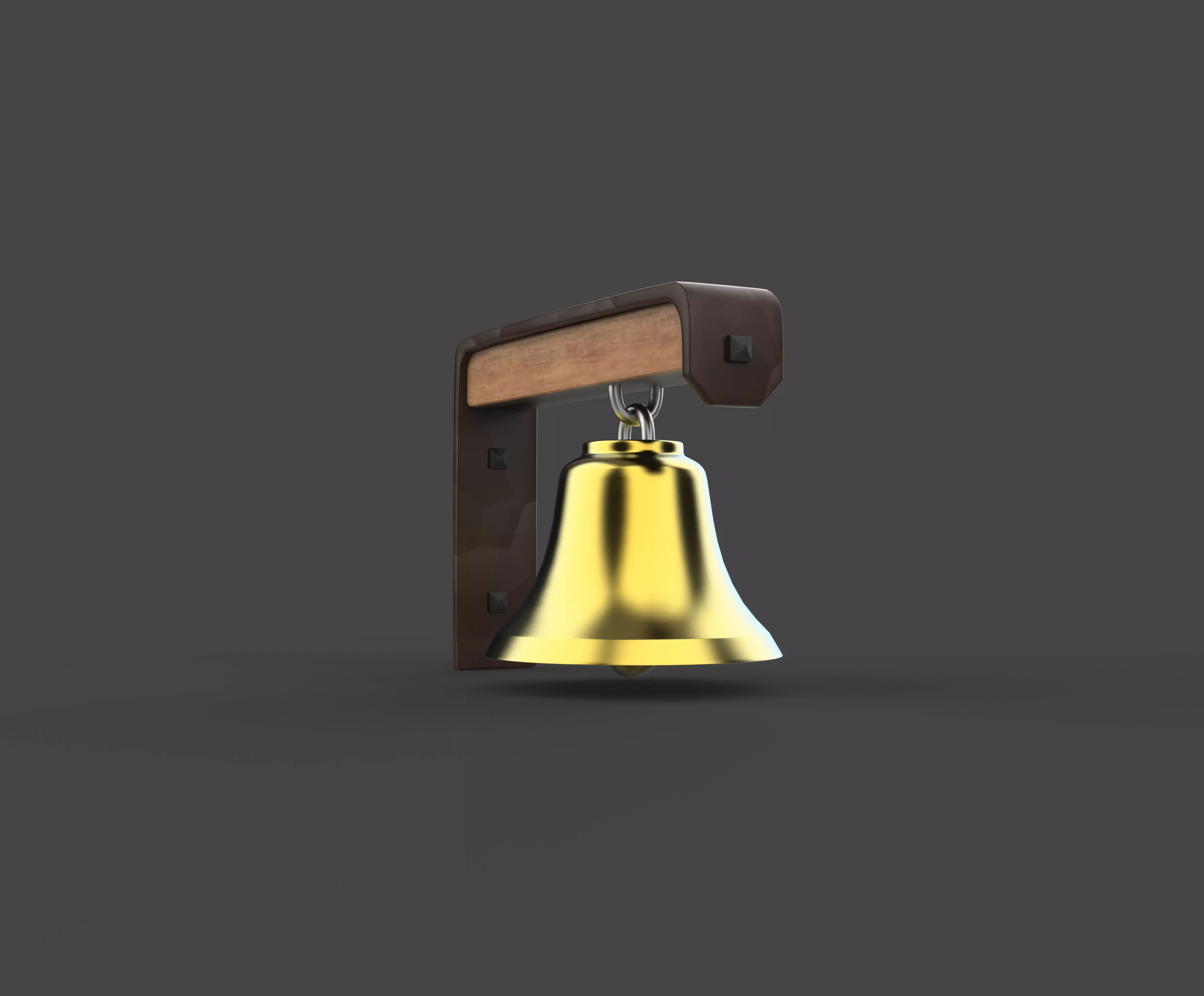 antique bell 3D model_6