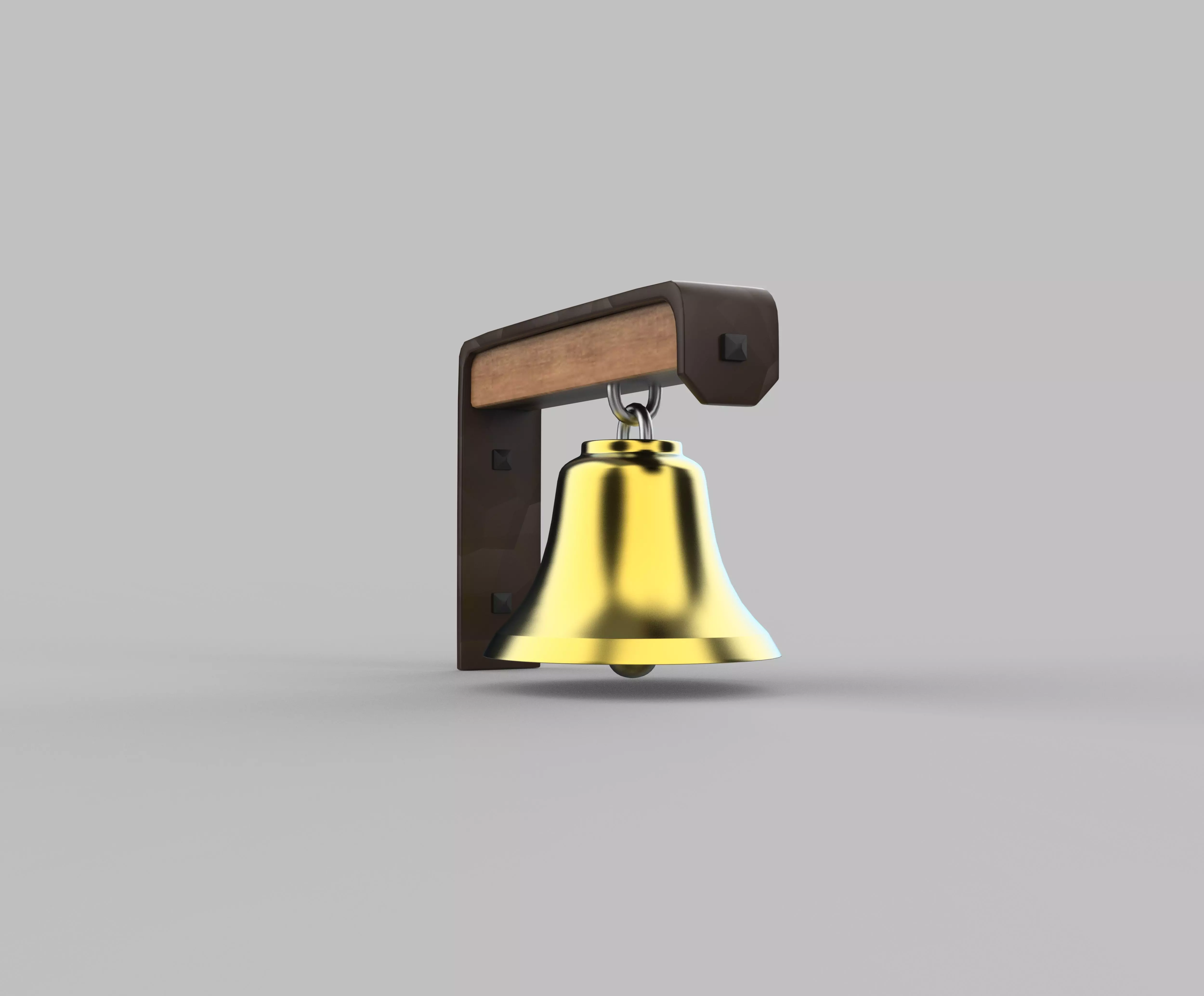 antique bell 3D model_8