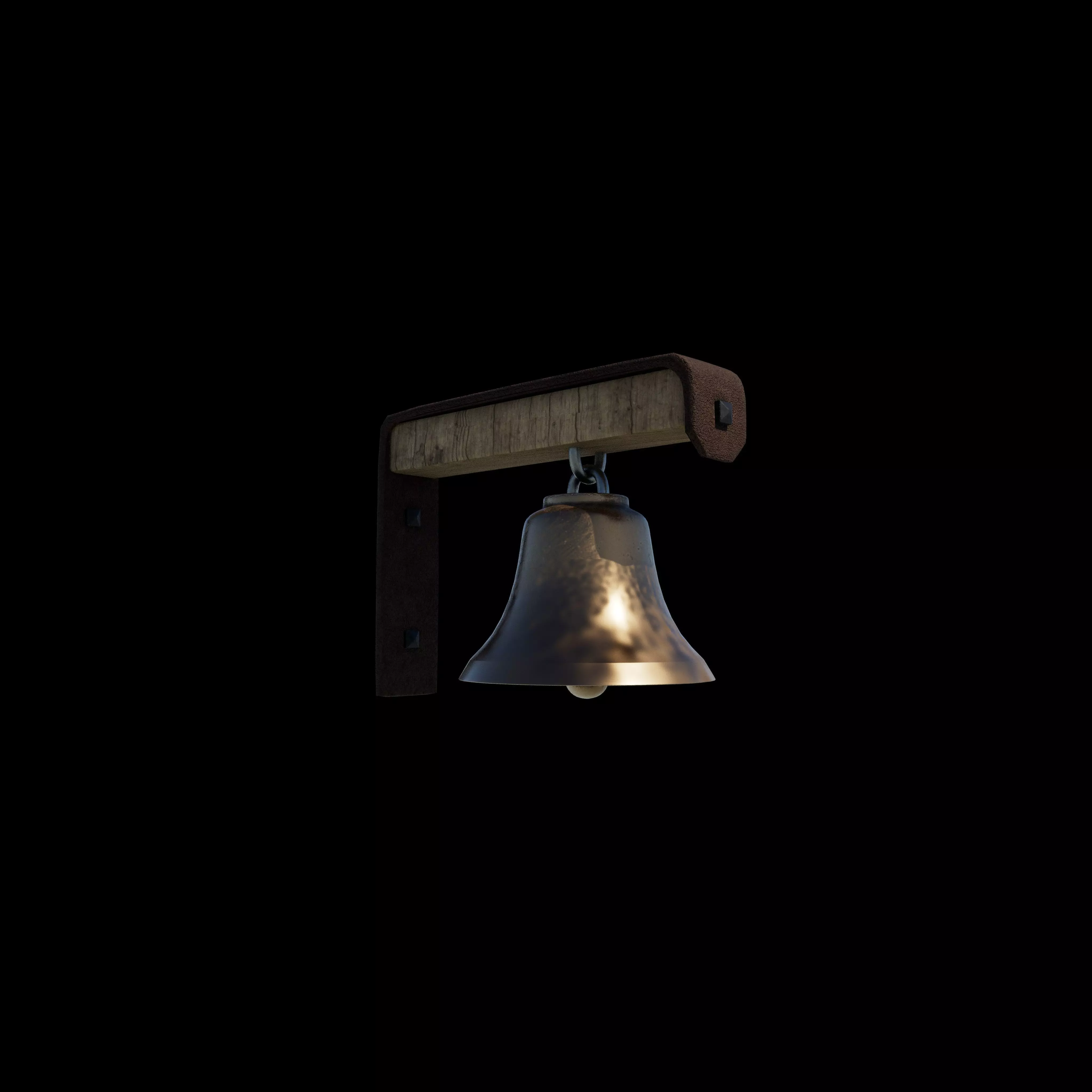antique bell 3D model_9