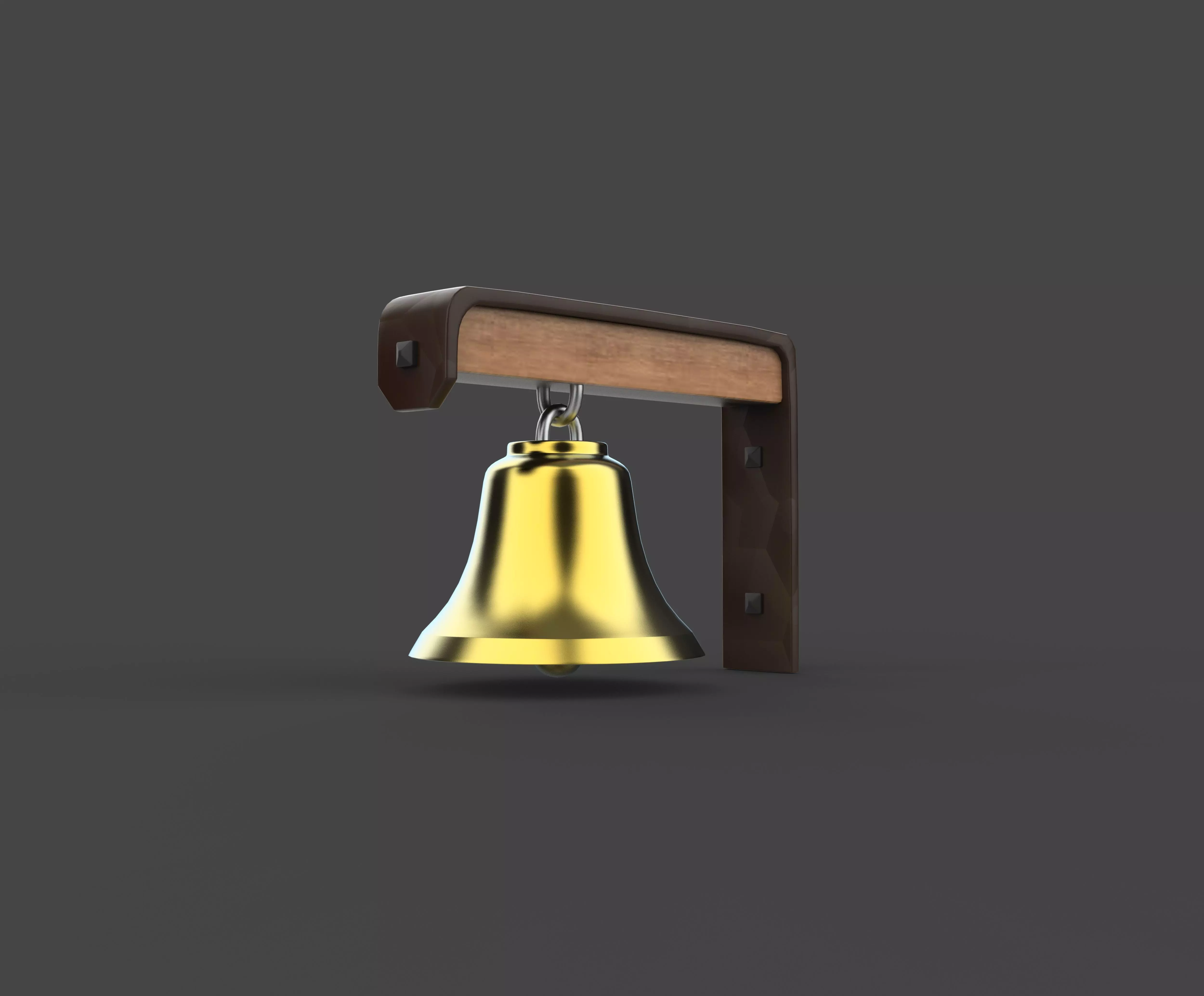 antique bell 3D model_7
