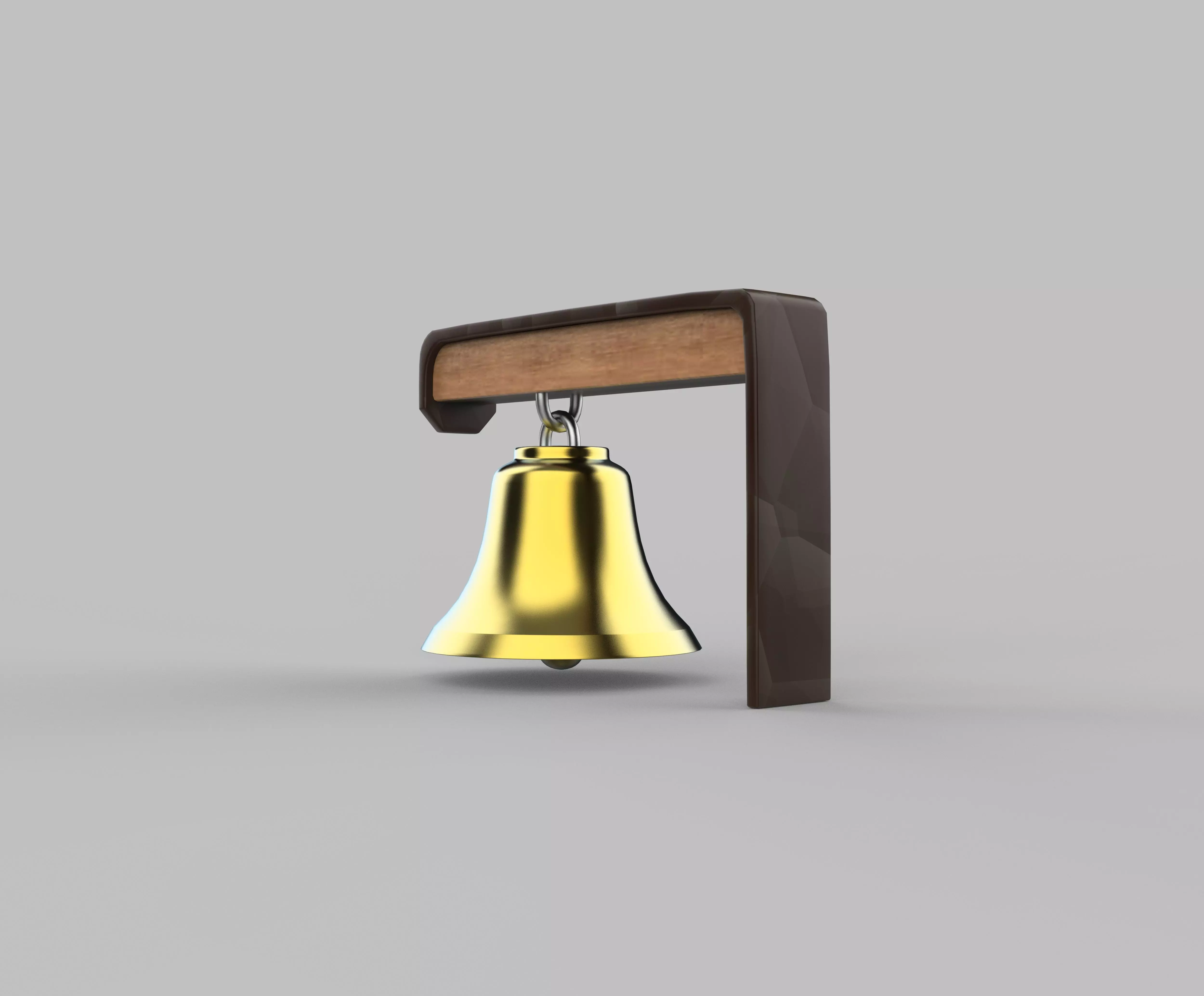 antique bell 3D model_5