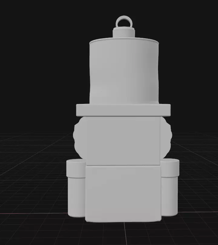 Nutcracker ornament 3D print model_3