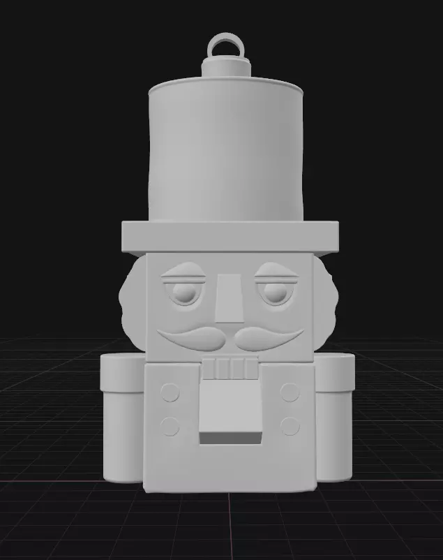 Nutcracker ornament 3D print model_1