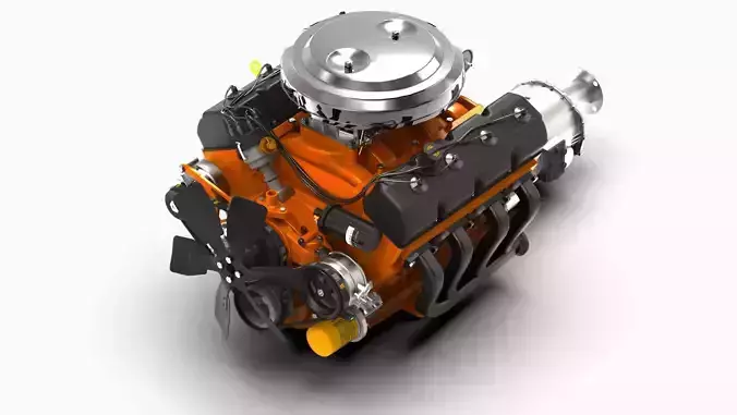 Dodge 426 Hemi V8 Engine