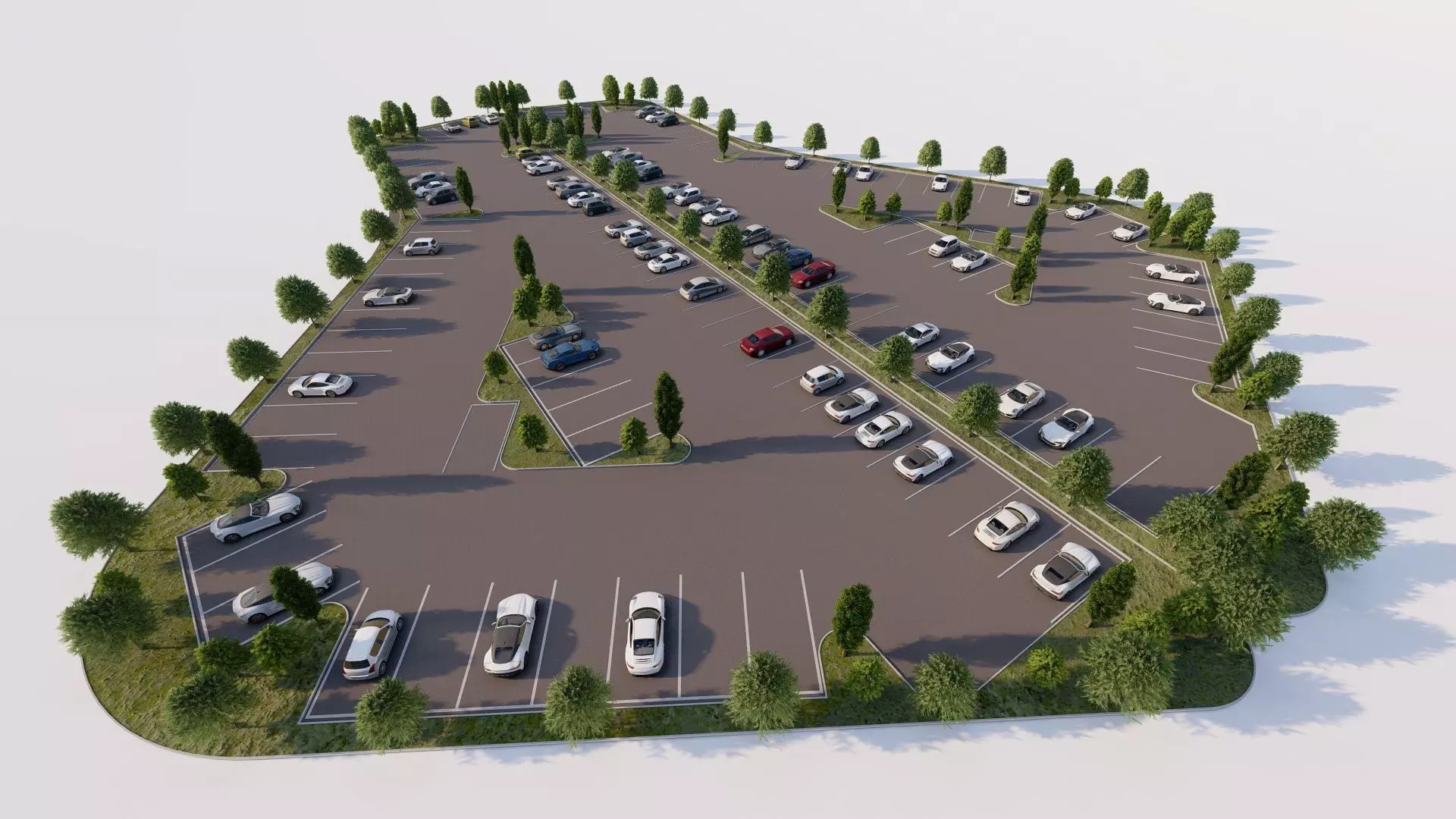 Parking-Parking Lot 3D model_0