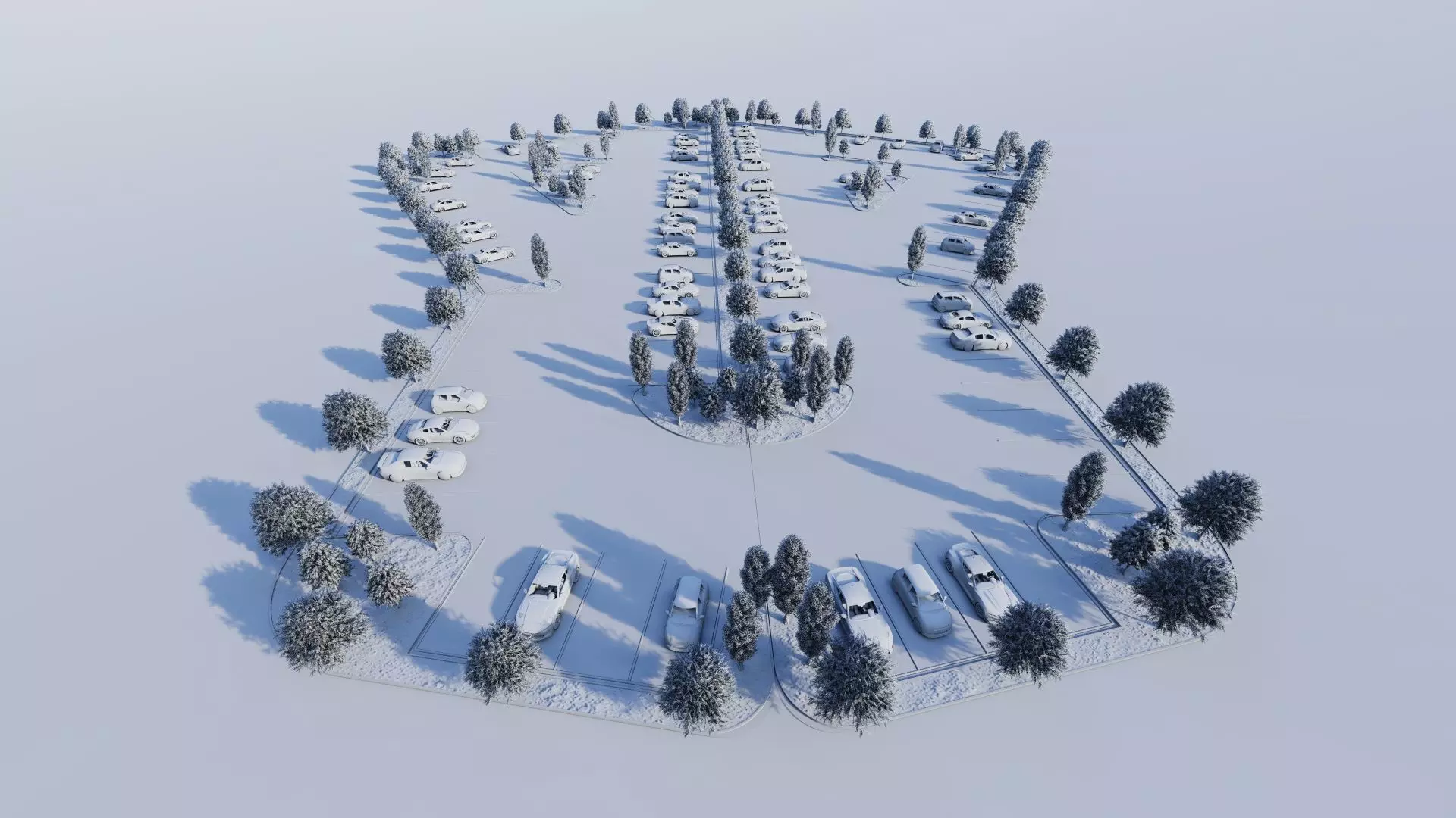 Parking-Parking Lot 3D model_16