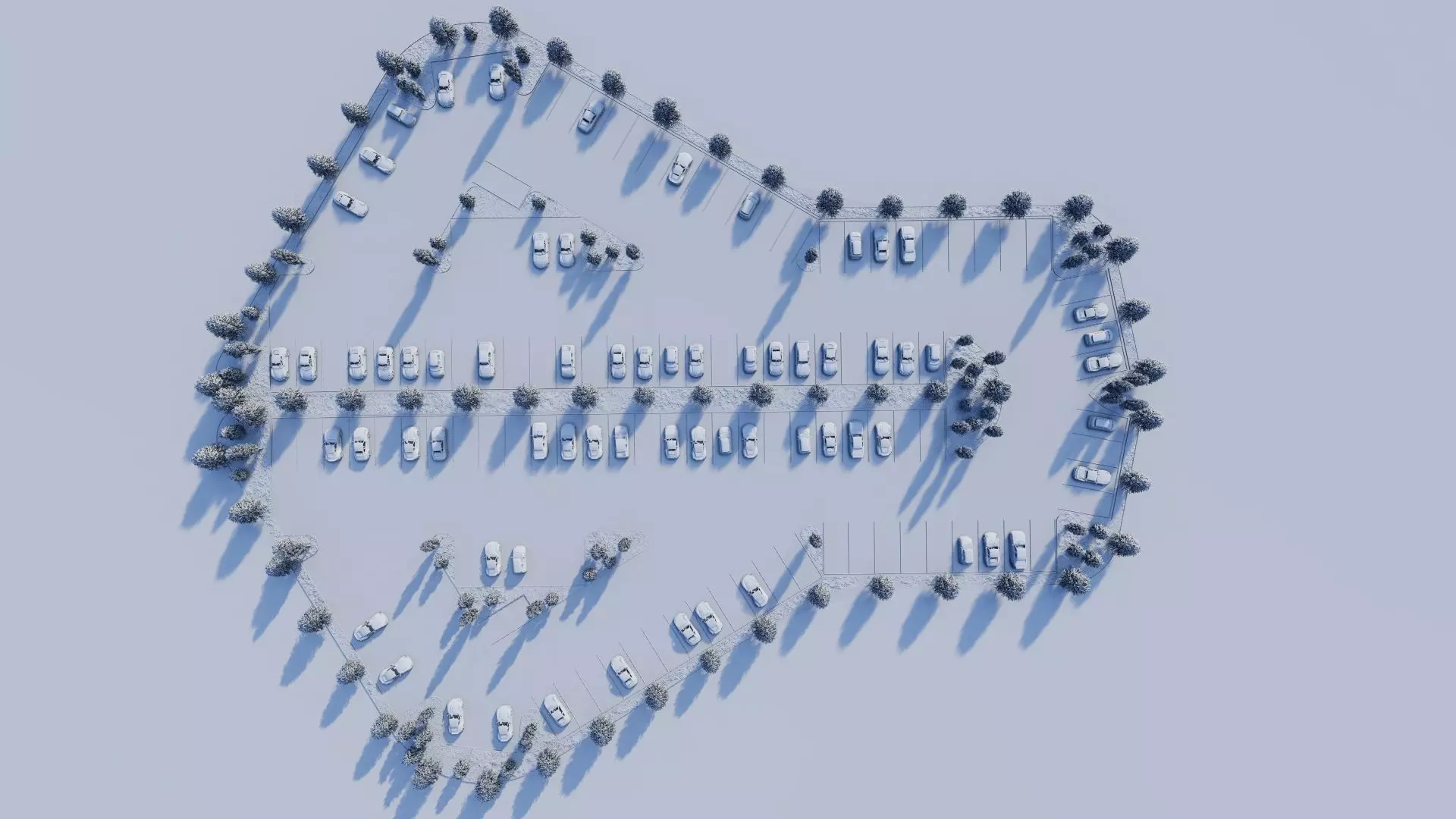 Parking-Parking Lot 3D model_17