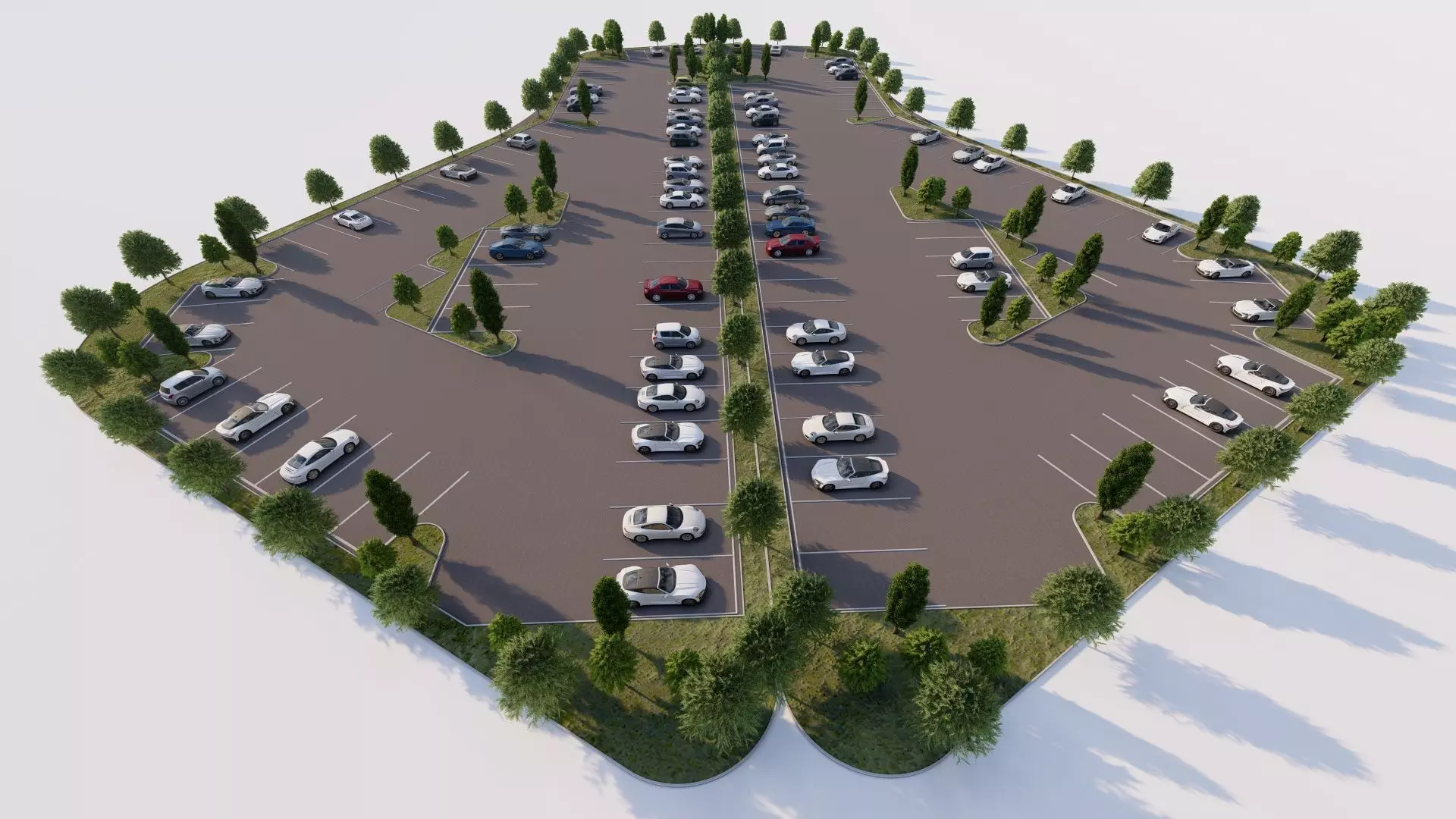 Parking-Parking Lot 3D model_2