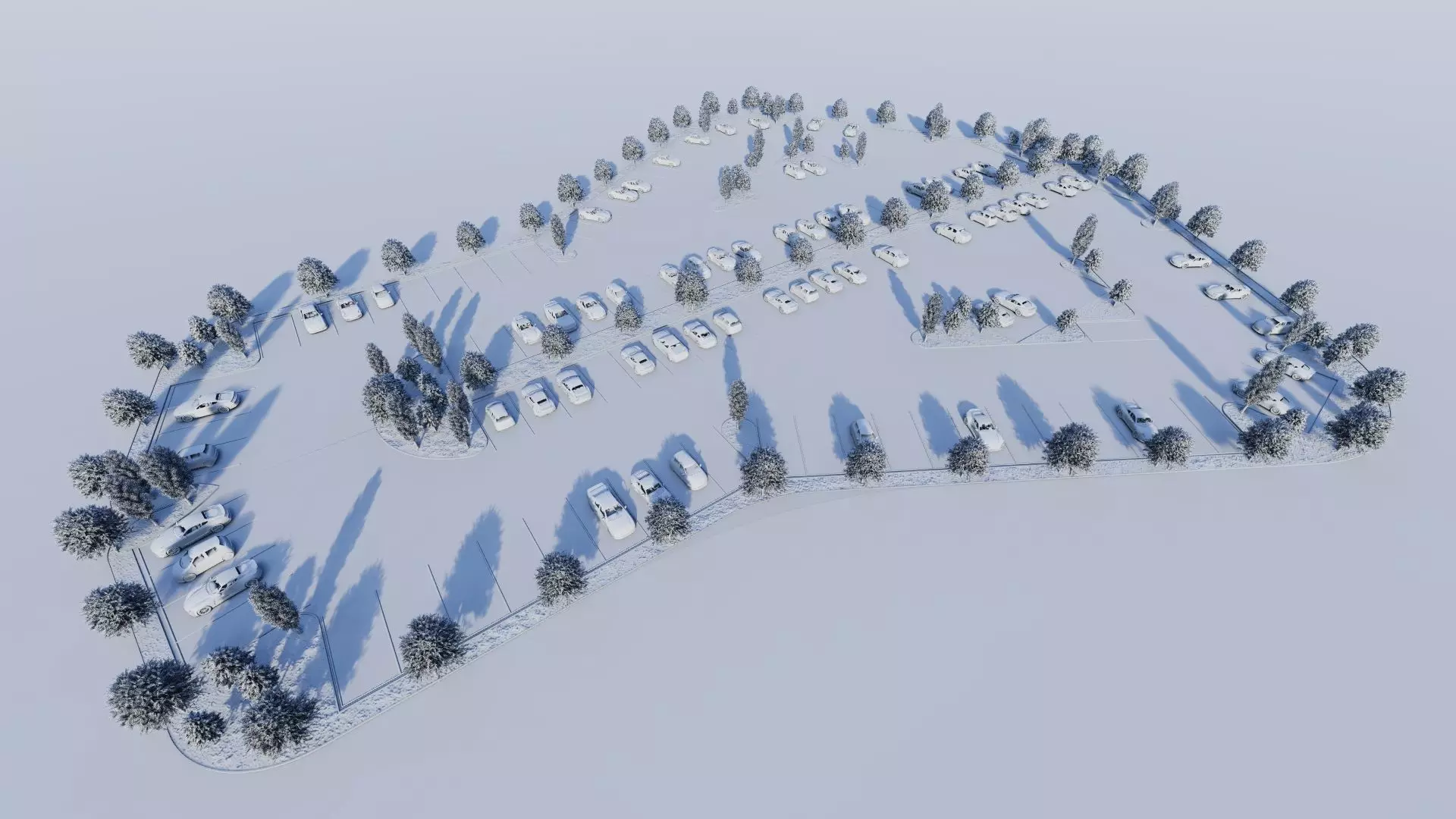 Parking-Parking Lot 3D model_15