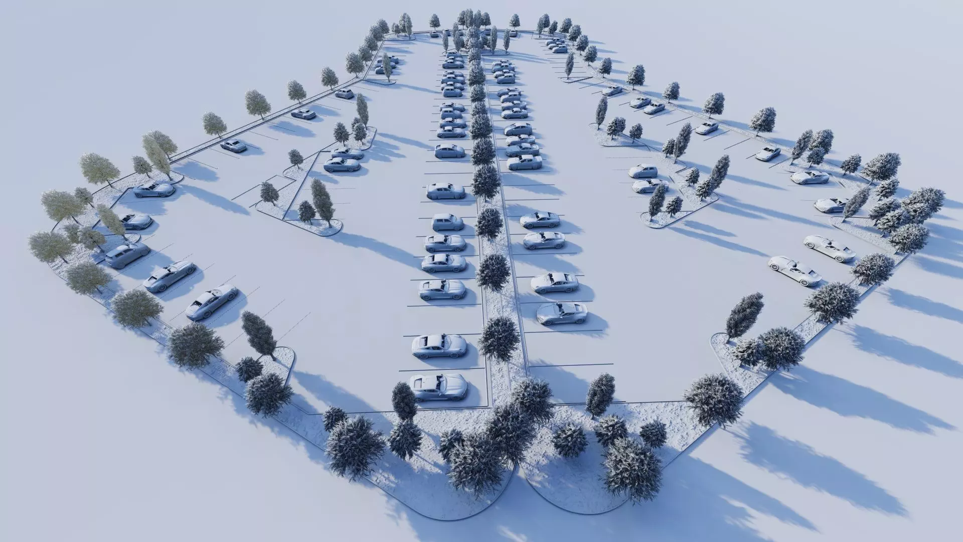 Parking-Parking Lot 3D model_12