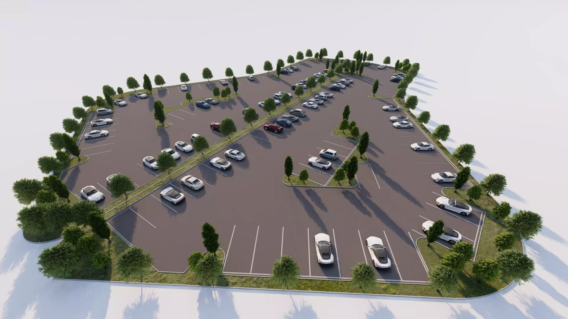Parking-Parking Lot 3D model_1