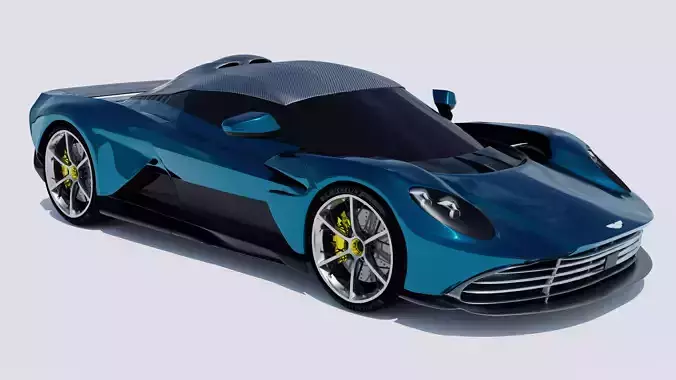 Supercar Valhalla-Style Exterior Inspired by Aston Martin Design