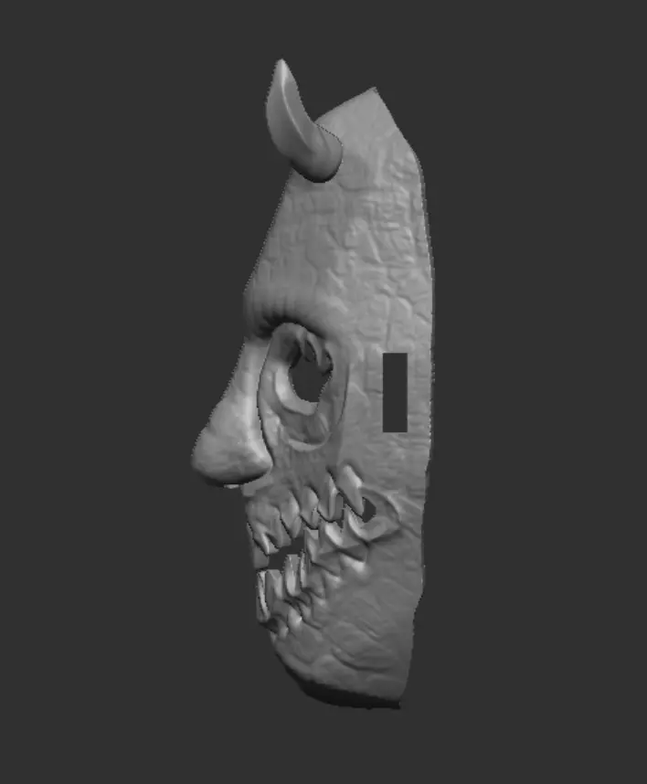 Inferno Demon Mask 3D print model_2