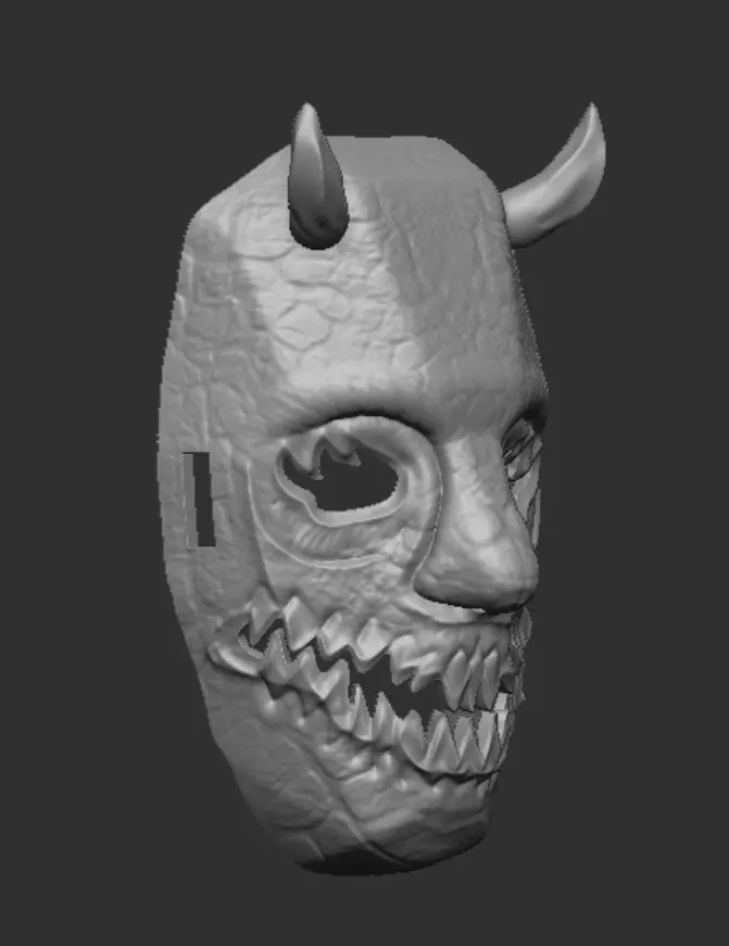 Inferno Demon Mask 3D print model_5
