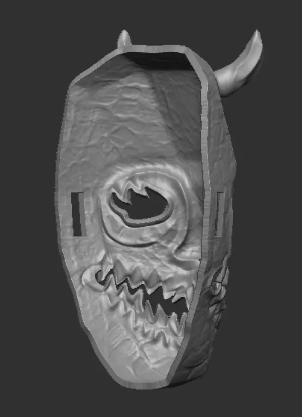 Inferno Demon Mask 3D print model_7