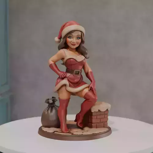 Christmas pin up 3D print model Christmas pin up 3D print model