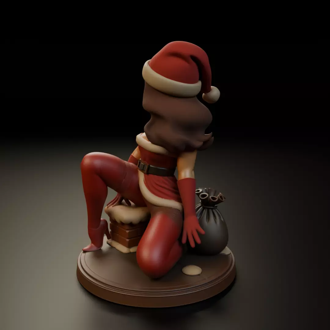 Christmas pin up 3D print model_7