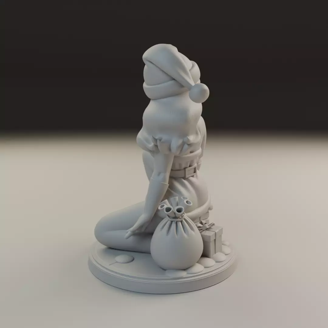 Christmas pin up 3D print model_14