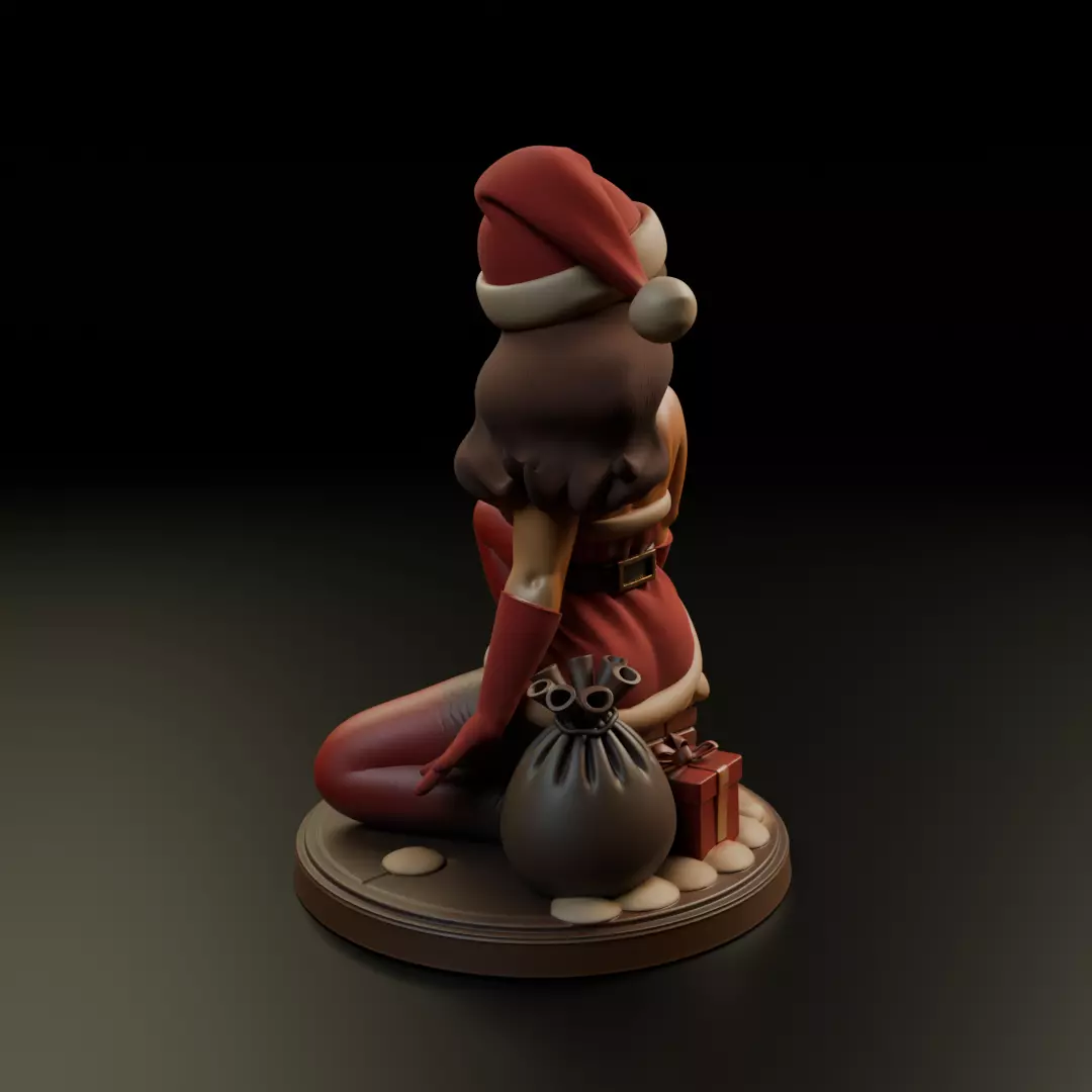 Christmas pin up 3D print model_13