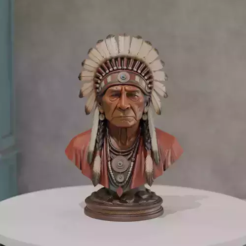 Native American Bust