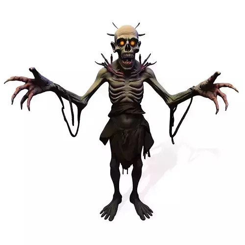 Highpoly Halloween Soul Ripper   3D Model 3D model