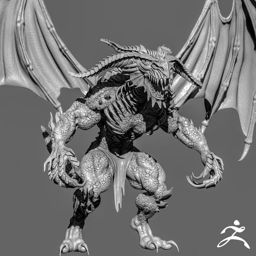 Demon Creature Zbrush 3D model