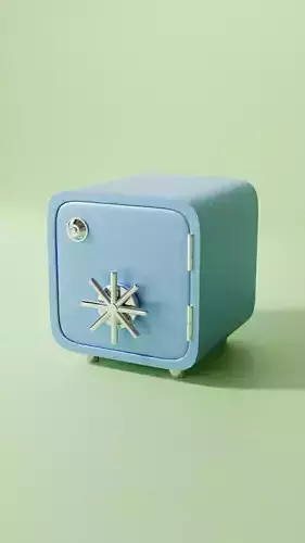 Metal Locker 3d Model