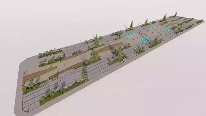 public park-Private Park Landscape