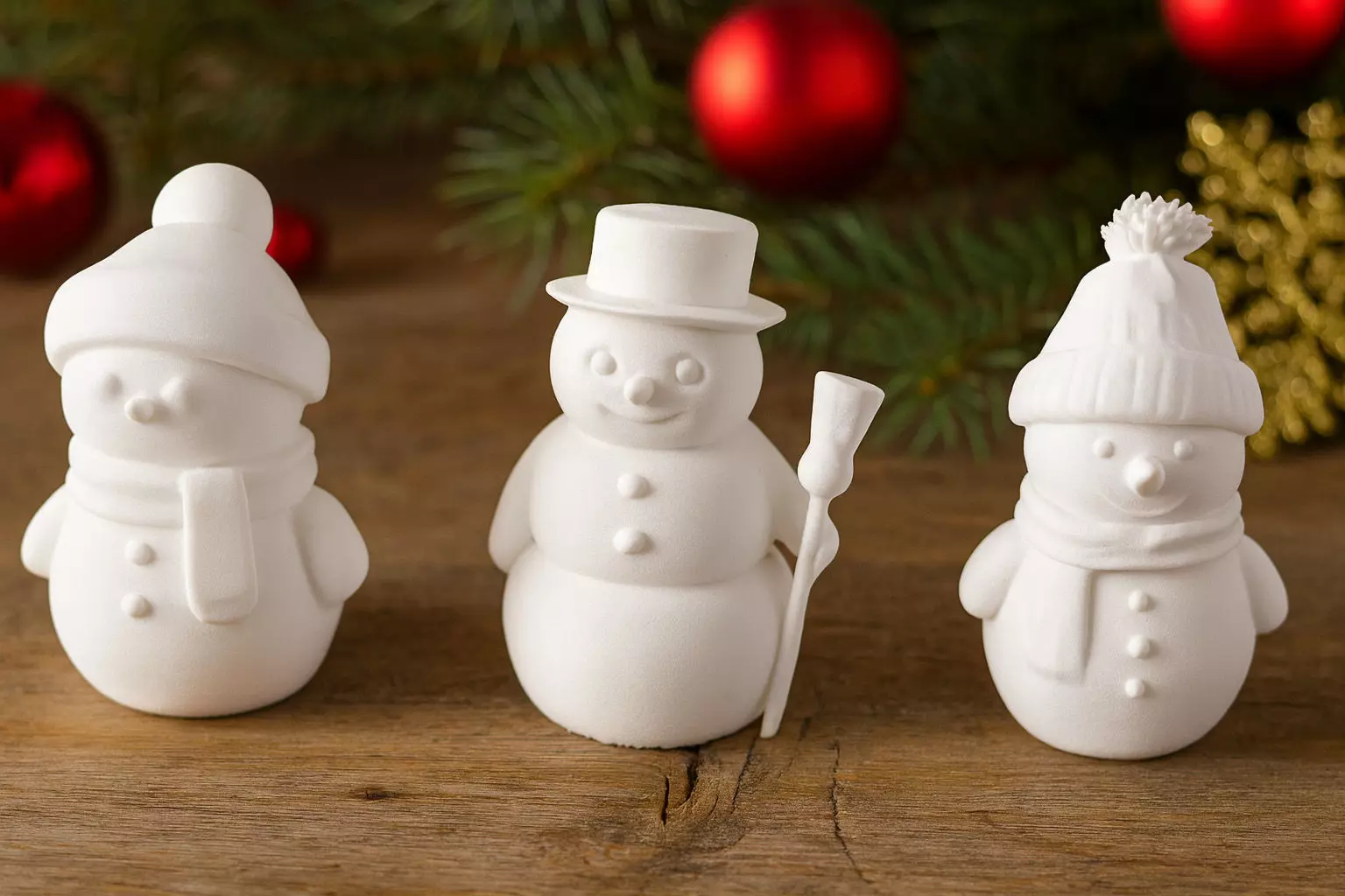 Snowman Tea Light Holder 3D Printable STL File 3D print model_1