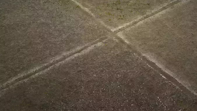 Wet Flagstones 8K PBR Texture