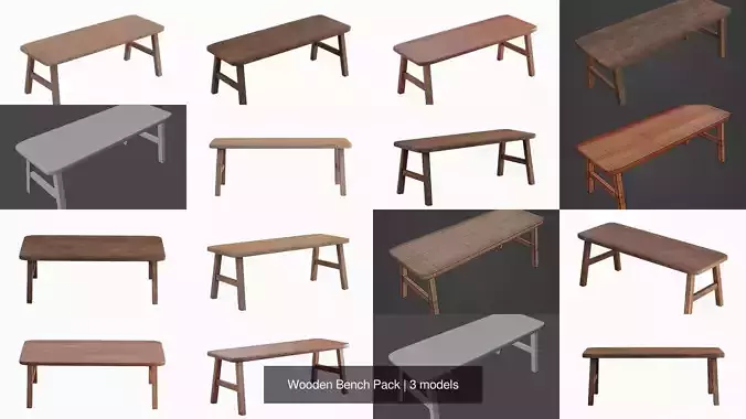 Wooden Bench Pack