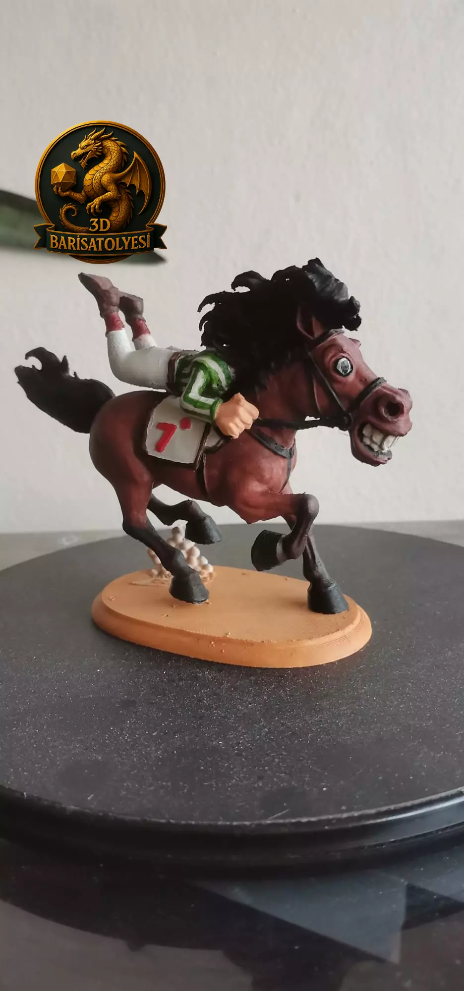 Crazy Jockey Figure 3D model_4