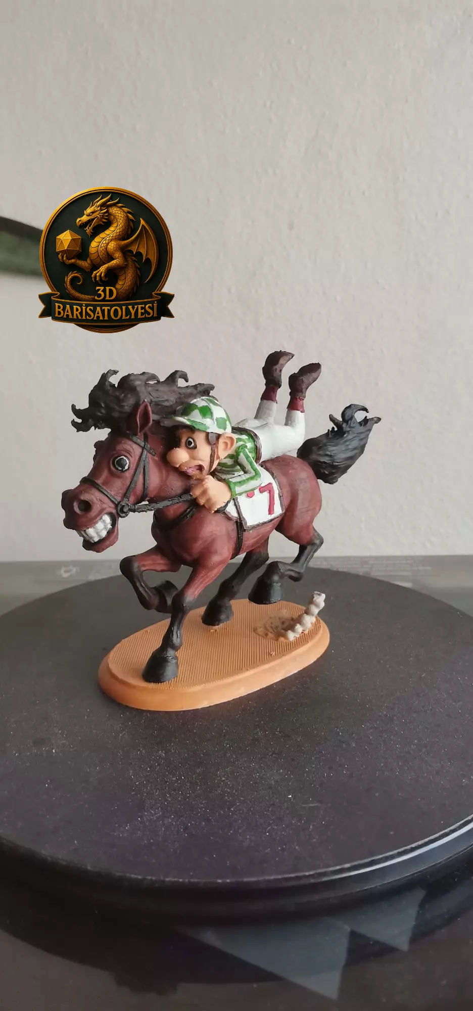 Crazy Jockey Figure 3D model_0
