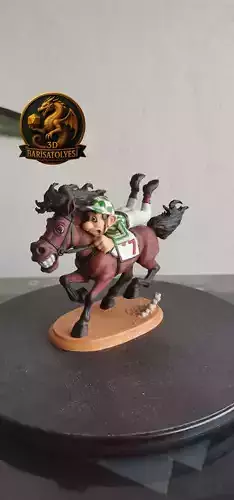Crazy Jockey Figure