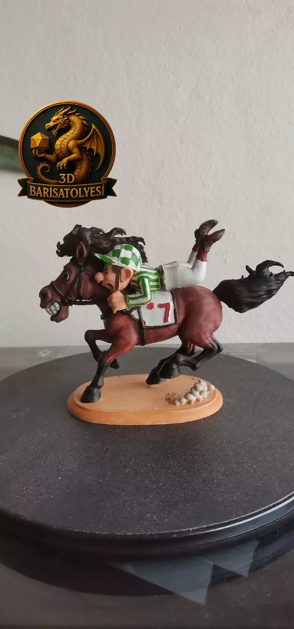 Crazy Jockey Figure 3D model_7