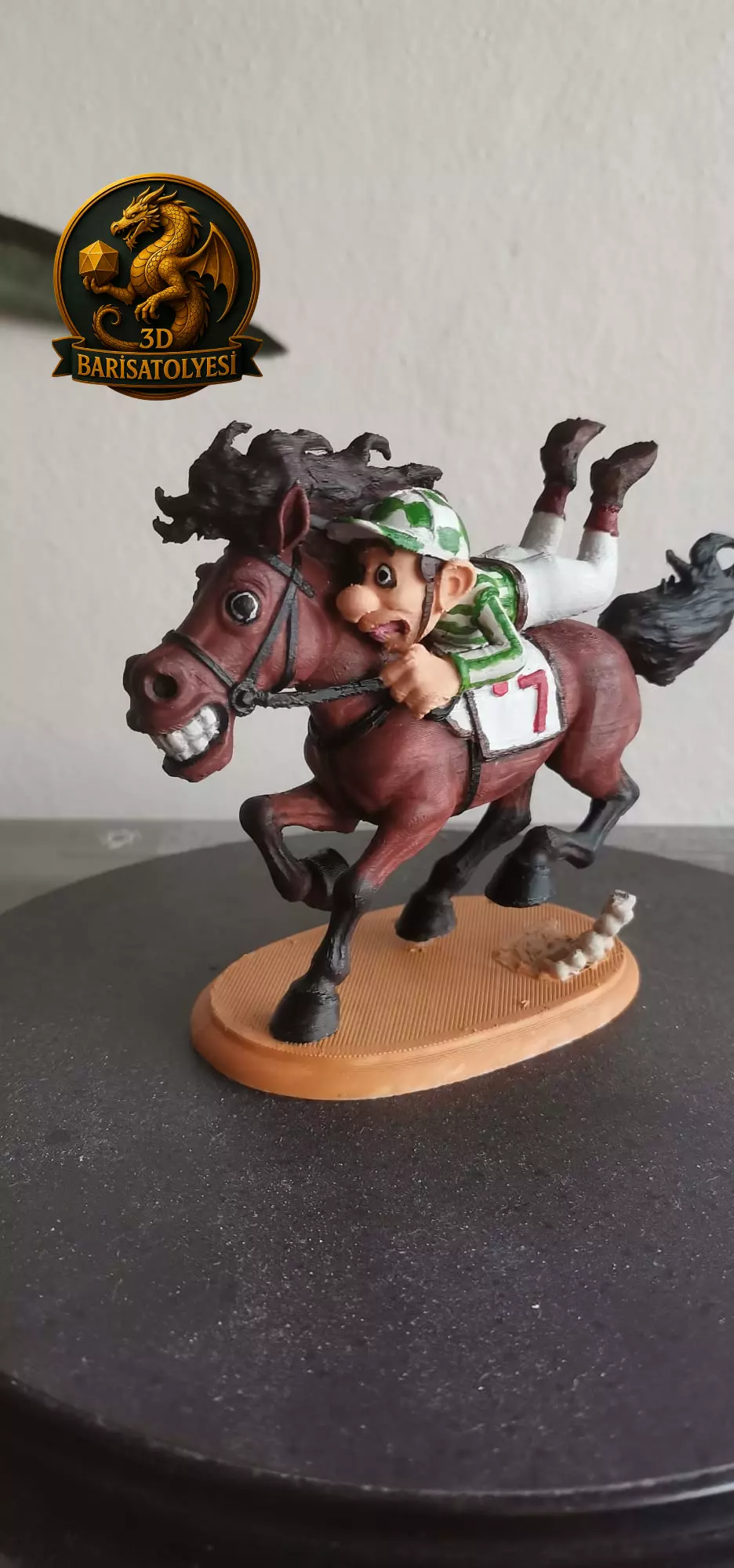 Crazy Jockey Figure 3D model_1
