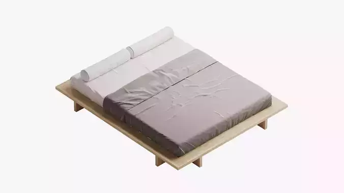 Futon bed Japan natural 160x200