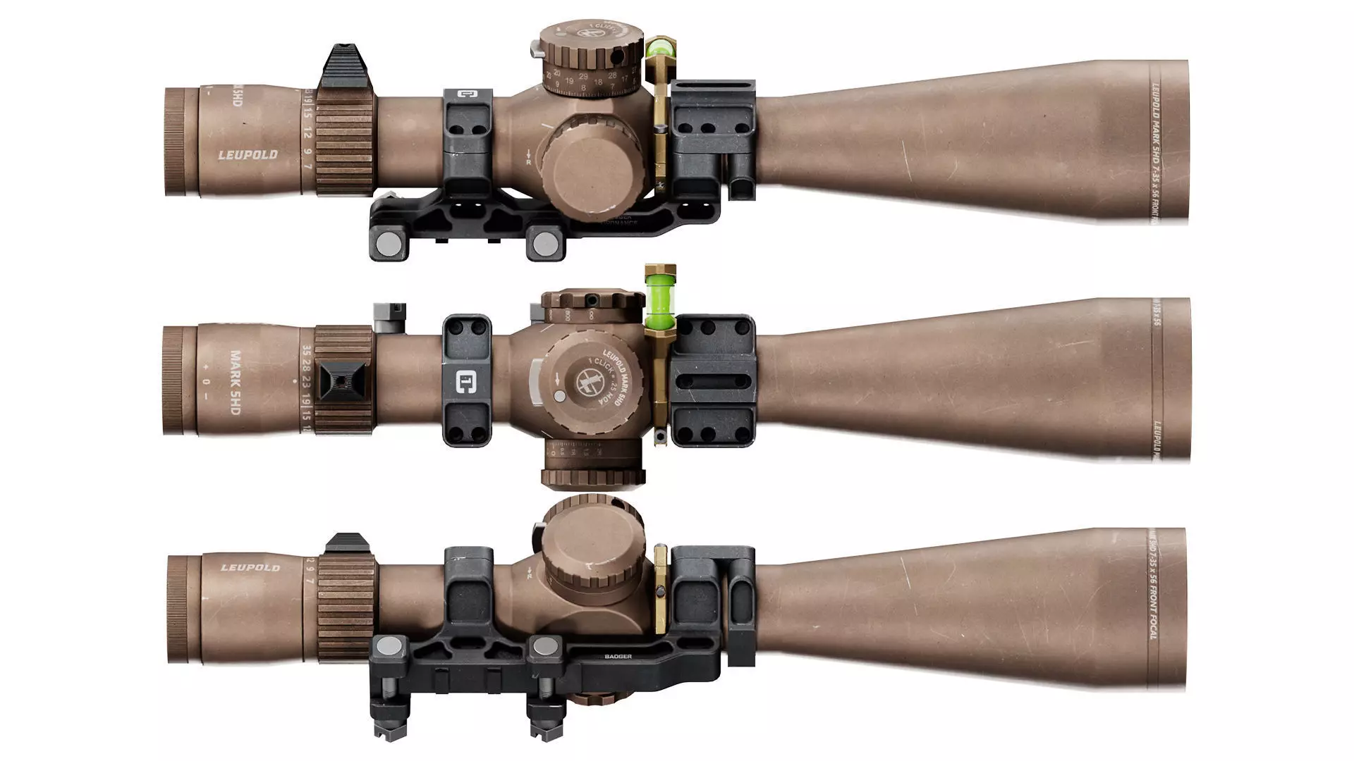 LEUPOLD MARK 5HD RIFLE SCOPE 7-35X56 Low-poly 3D model_5