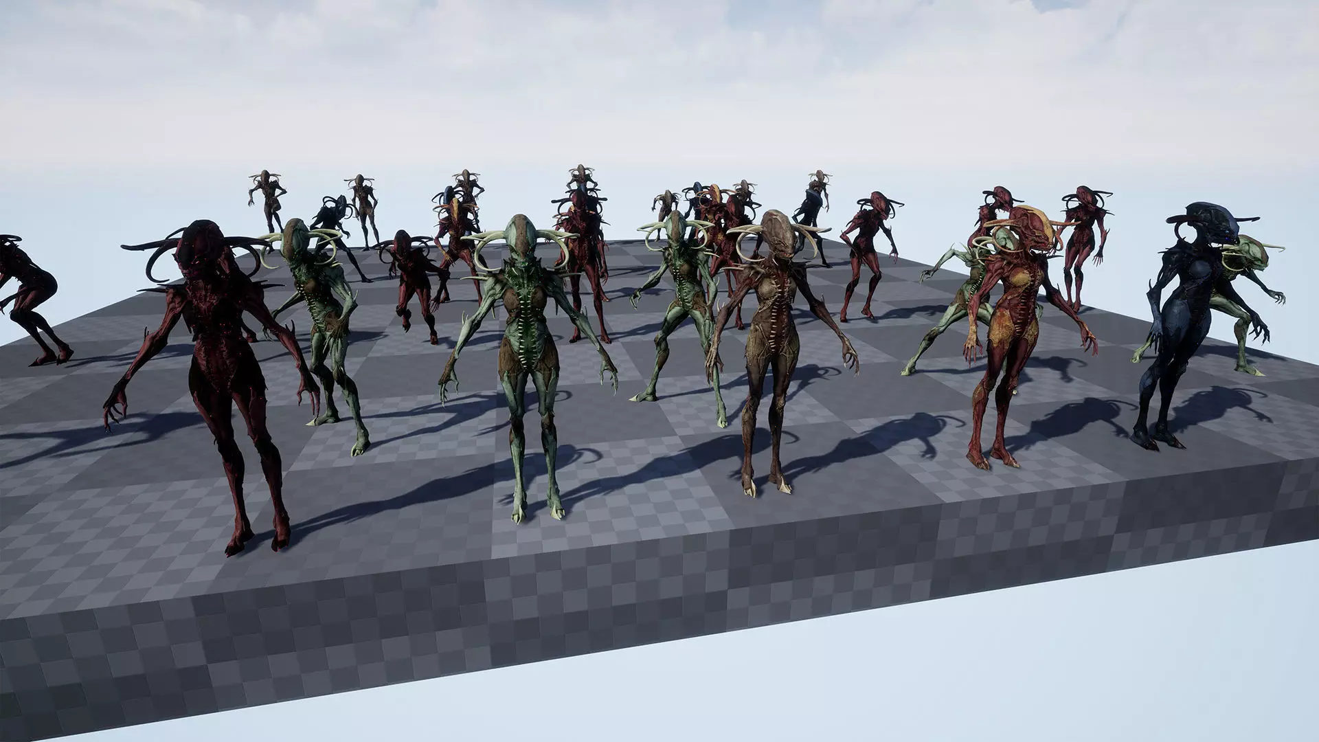 Alien 3 Remake Low-poly 3D model_9