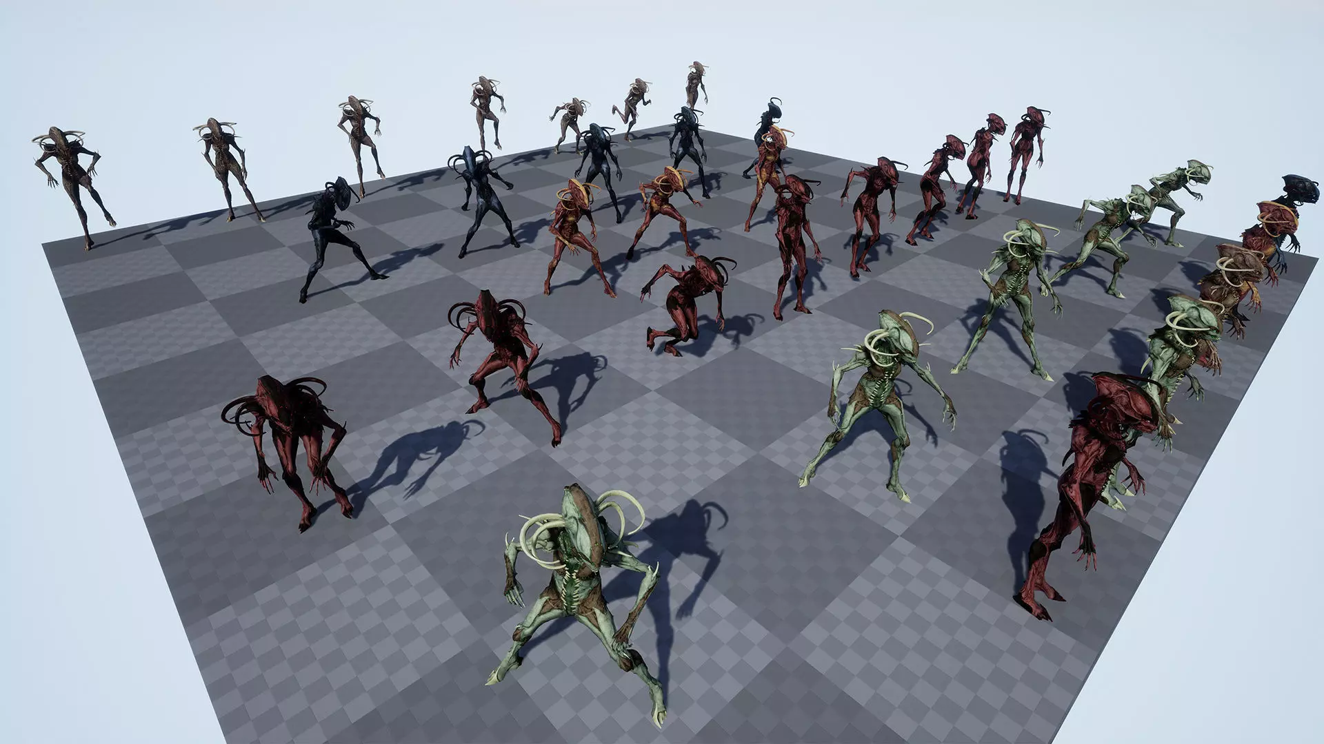 Alien 3 Remake Low-poly 3D model_10