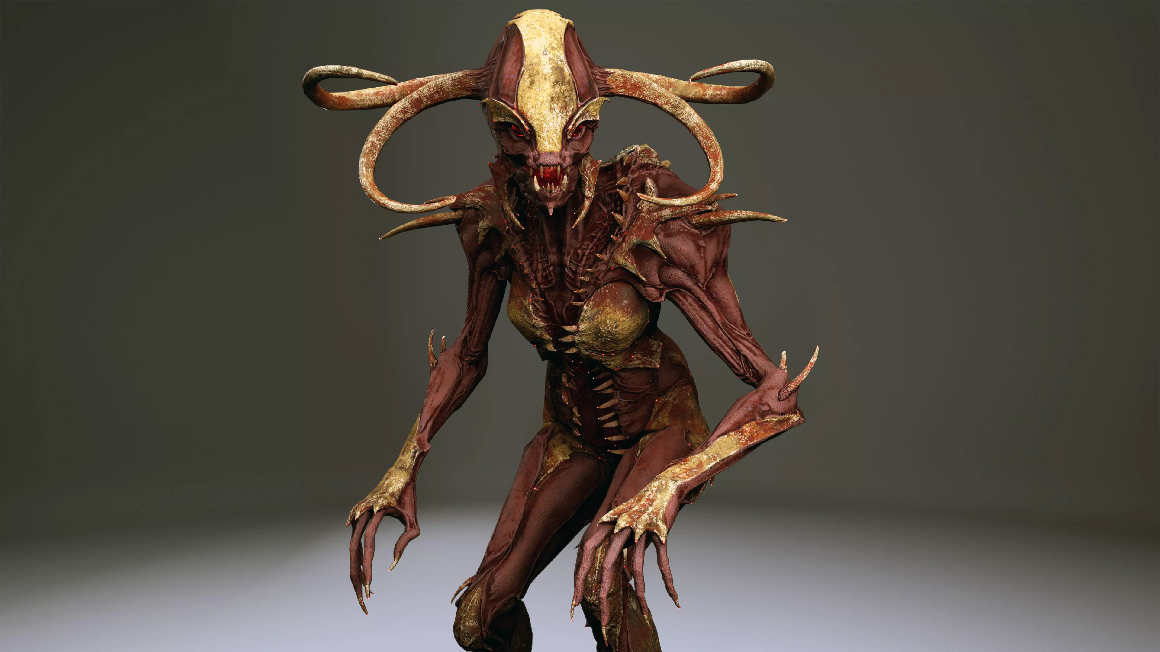 Alien 3 Remake Low-poly 3D model_4