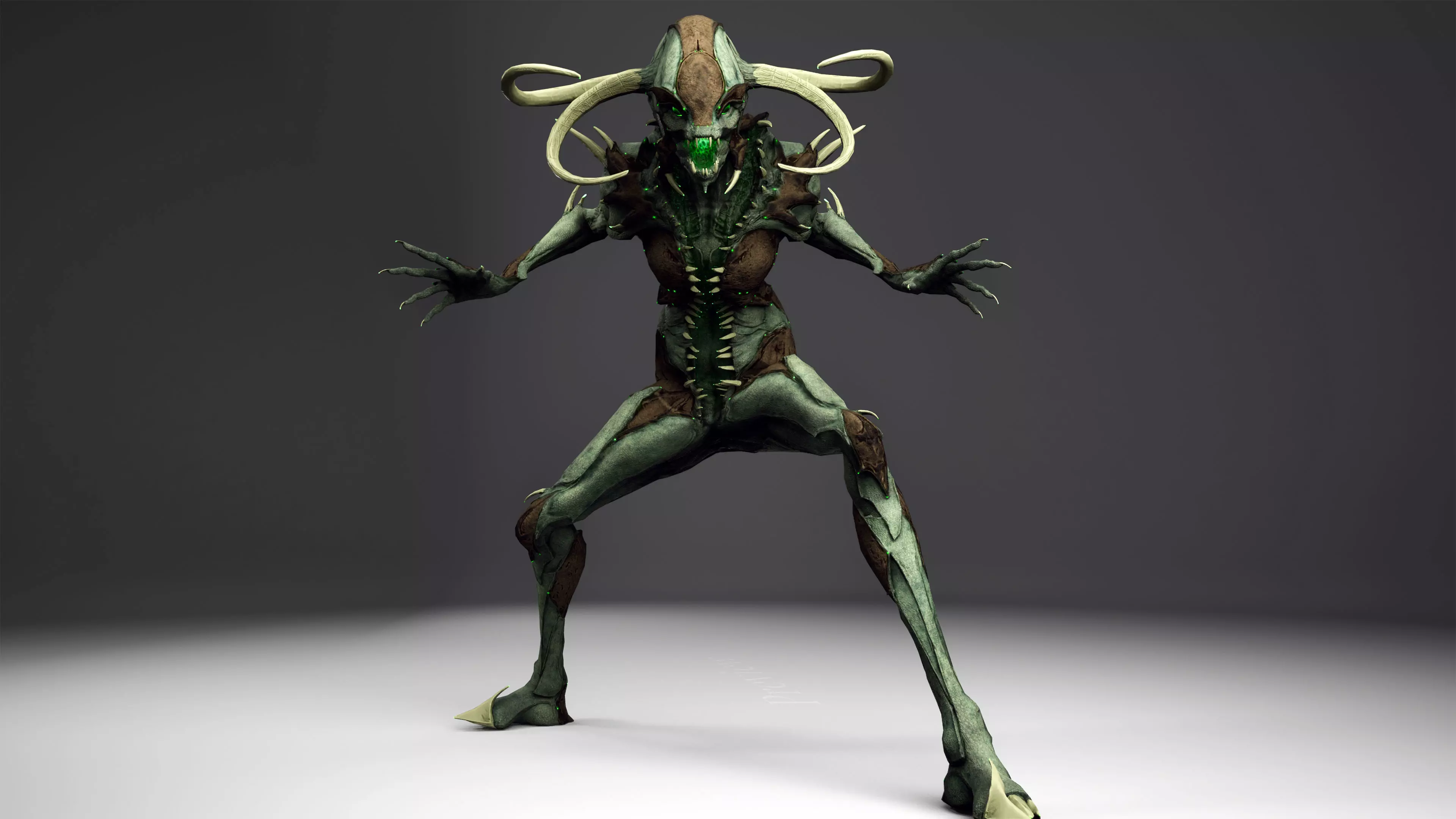 Alien 3 Remake Low-poly 3D model_0