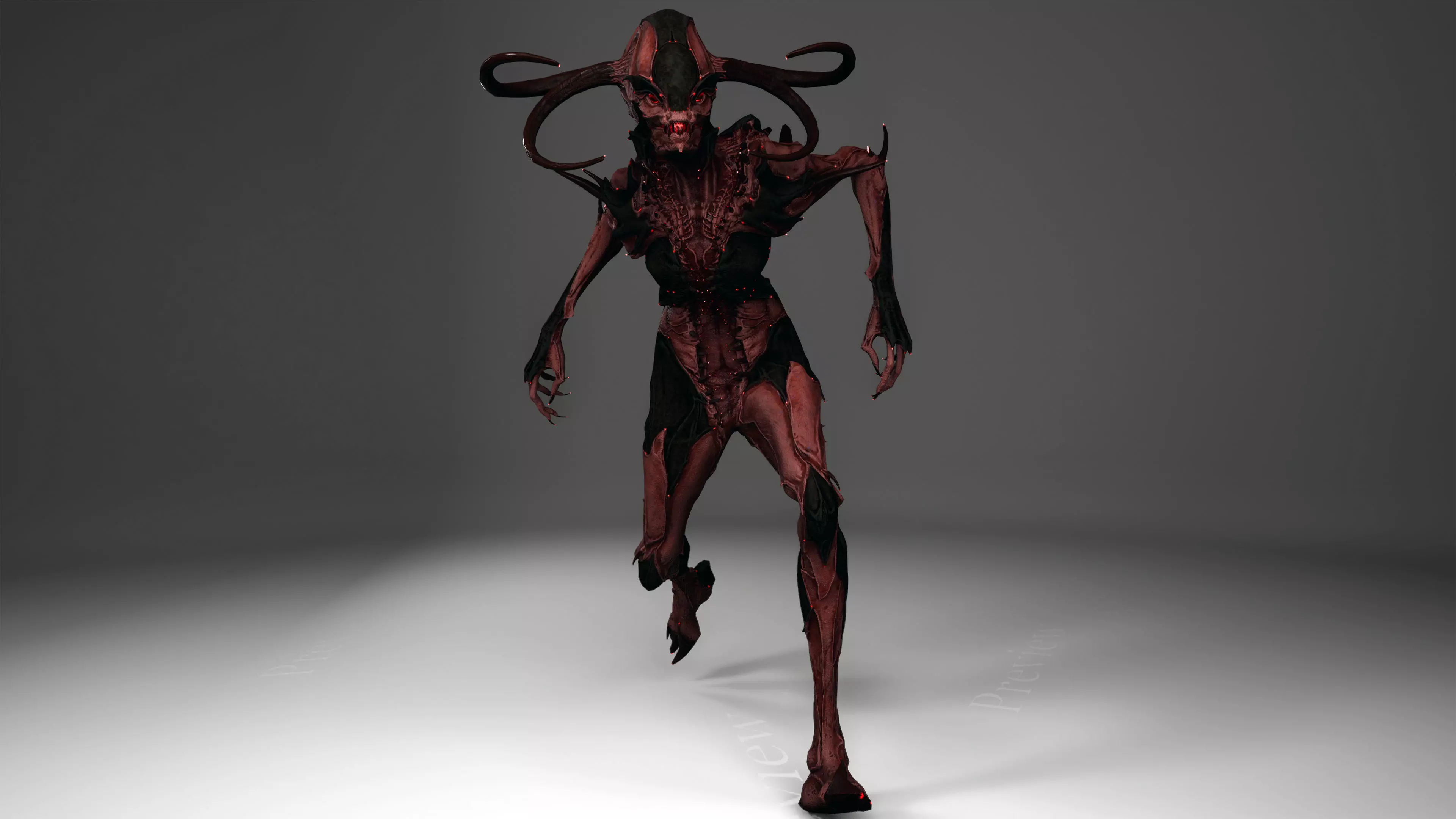 Alien 3 Remake Low-poly 3D model_5