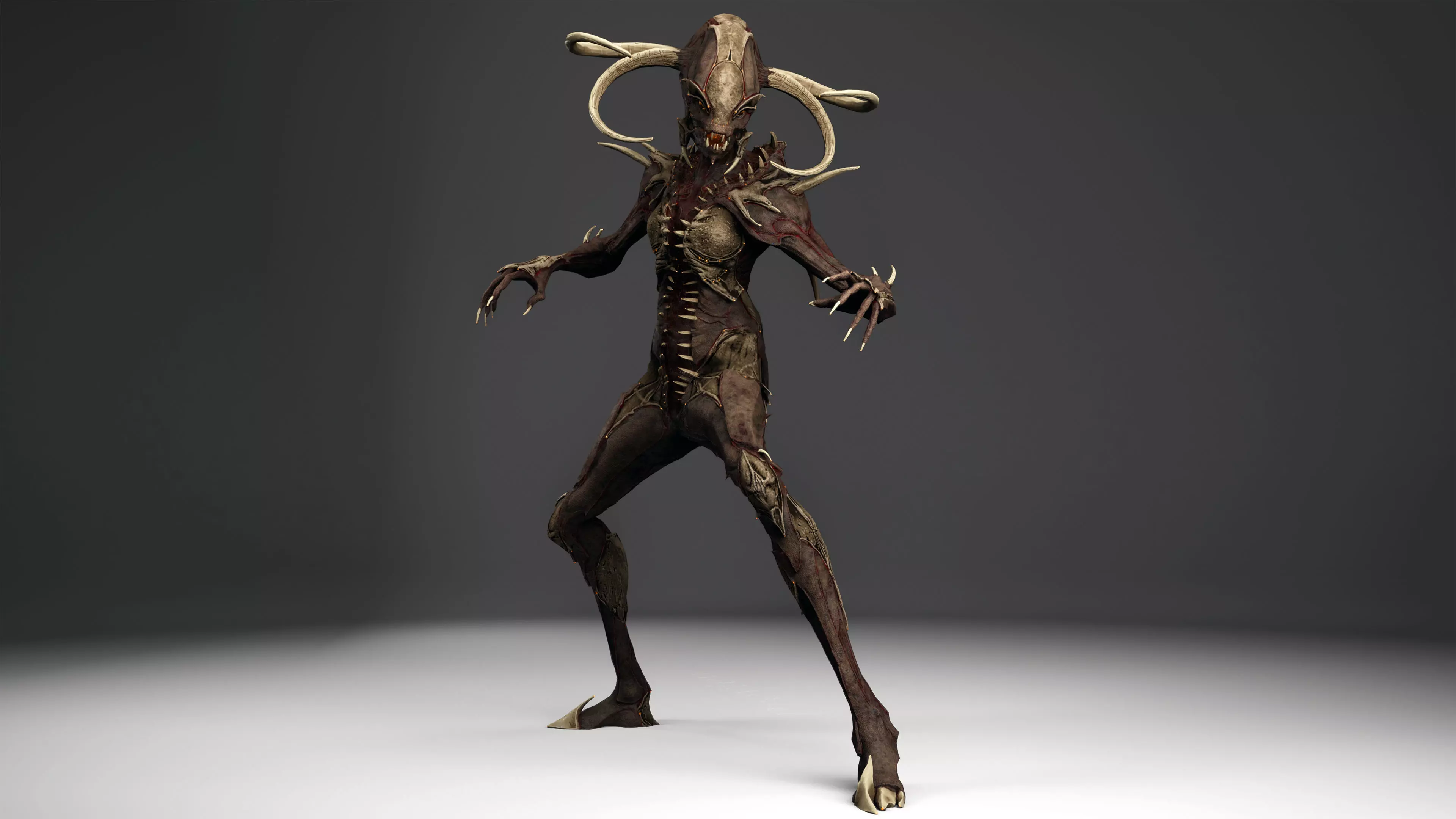 Alien 3 Remake Low-poly 3D model_2