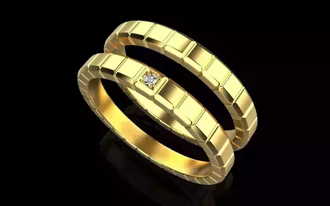 Wedding rings model 1420
